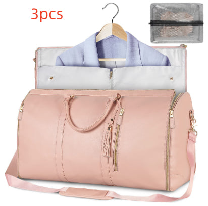 Large Capacity Travel Duffle Bag Women's Handbag Folding Suit Bag Waterproof Clothes Totes Gronata