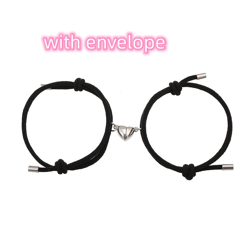 Simple Nylon Love Magnetic Bracelet Gronata