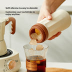 Portable Ice-Making Cup Outdoor Silicone Beverage Cup Gronata