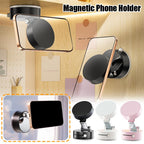 Foldable Magnetic Vacuum Car Phone Holder Foldable Suction Cup With Suction Cup Hands-Free Navigation For Smart Phone Gronata