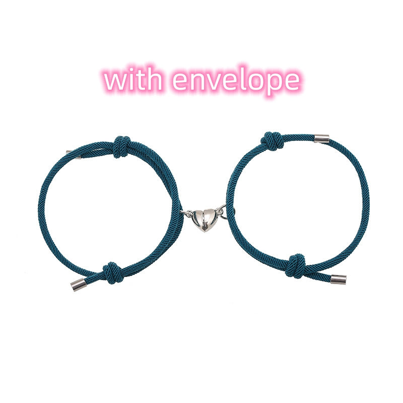 Simple Nylon Love Magnetic Bracelet Gronata