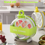 Summer Ice Cube Tray 2 In1 Ice Tray And Water Bottle For Ice Maker Silicone Ice Cube Portable Kettle Reusable Icecup Kitchen Gadgets Gronata