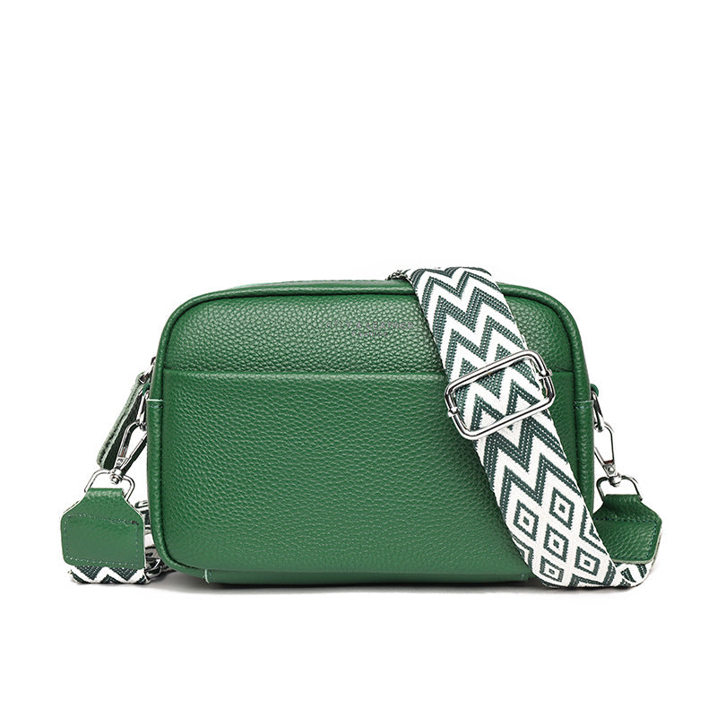 Fashion Shoulder Crossbody Bags With Rhombus Embroidered Wide Shoulder Strap Cute Small Square Bag Women Gronata