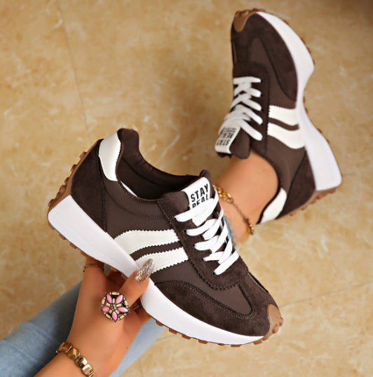 Fashionable Casual White Sneakers For Women Gronata