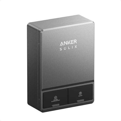 Anker SOLIX Smart Inlet Box, Manual Whole-Home Backup with Smart Daily Savings for E10, Reduce Up to 80% Bills, NEMA 3R Weatherproof, Plug & Play, Storm Guard Mode Gronata