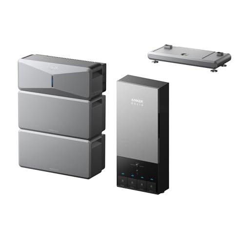 Anker SOLIX E10, Power Dock and Extra Battery, 12kWh Expandable to 90kWh, 10kW Turbo Output, 200A Whole-Home Automatic Backup, Reduce Bills, NEMA 4 & 3R, Up to 12-Month 0% APR Gronata