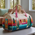 2026 Cross-Border Amazon Independent Site New Short-Distance Tote Quilted Embroidery Travel Bag Multifunctional Sports & Fitness Bag Gronata