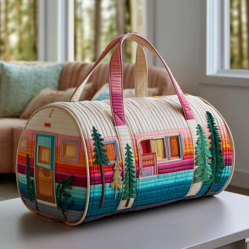 2026 Cross-Border Amazon Independent Site New Short-Distance Tote Quilted Embroidery Travel Bag Multifunctional Sports & Fitness Bag Gronata