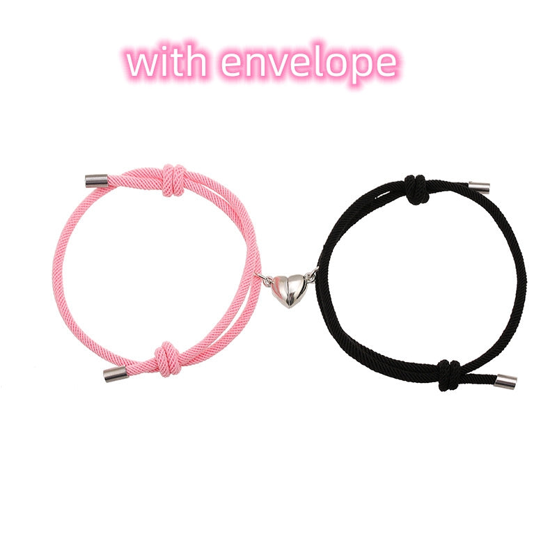 Simple Nylon Love Magnetic Bracelet Gronata