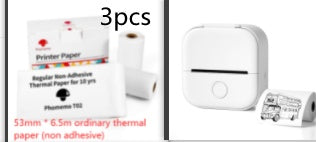 Portable Mini Thermal Label Printer Home Photo Printer Student Wrong Question Printer Bluetooth-compatible Mini Label Printer Price Tag Gronata