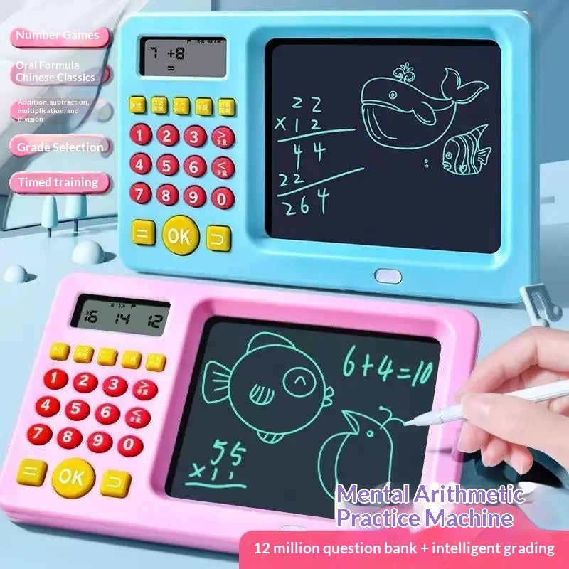 Mouth Calculator Math Addition Subtraction Multiplication Division Oral Arithmetic Training Math Exercise Machine Kids Gifts Children Toys Gronata