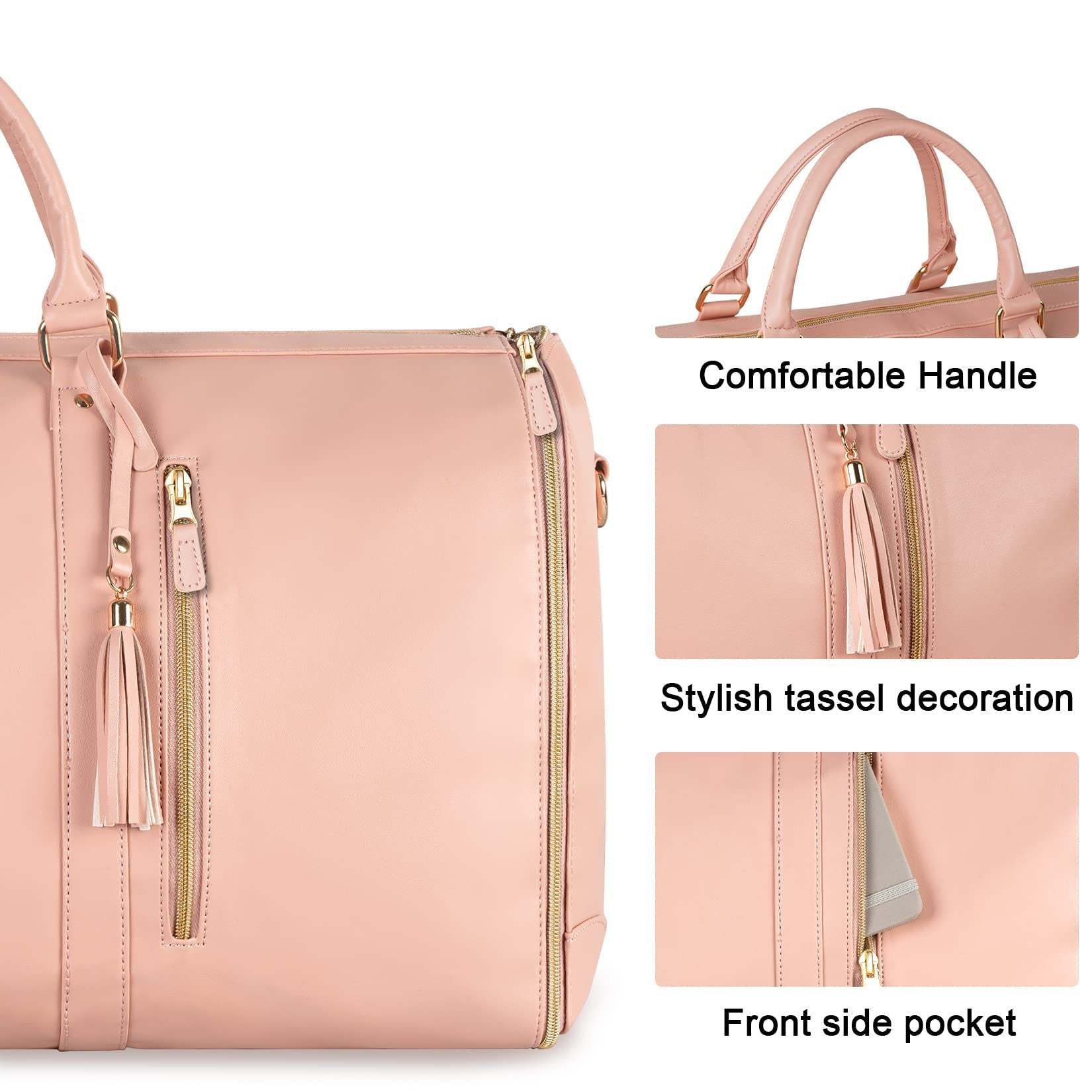 Large Capacity Travel Duffle Bag Women's Handbag Folding Suit Bag Waterproof Clothes Totes Gronata