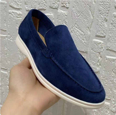 Men's Loafers Summer Casual Frost Flat Shoes Slip-on Driving Shoes Gronata