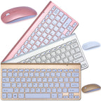 2.4G Wireless Keyboard And Mouse Protable Mini Keyboard Mouse Combo Set For Notebook Laptop Mac Desktop PC Computer Smart TV PS4 Gronata