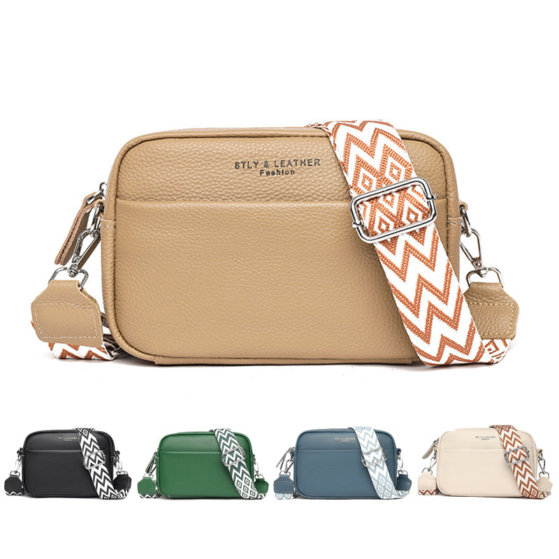 Fashion Shoulder Crossbody Bags With Rhombus Embroidered Wide Shoulder Strap Cute Small Square Bag Women Gronata