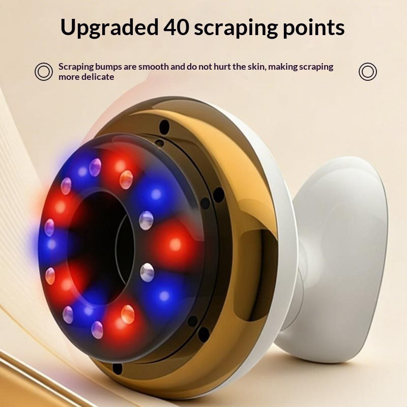 Electric Gua Sha Board Beauty Massager Cupping Device Electric Meridian Brush Home Abdominal Massage Gua Sha Board Massager Gronata