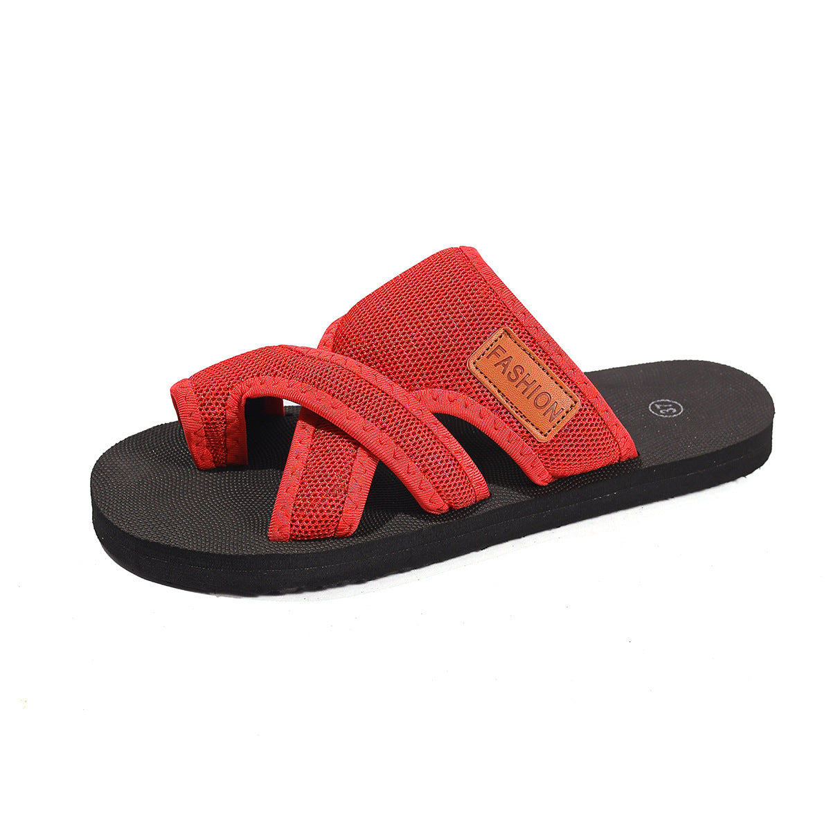 Summer New European And American Breathable Mesh Peep-toe Slippers Gronata