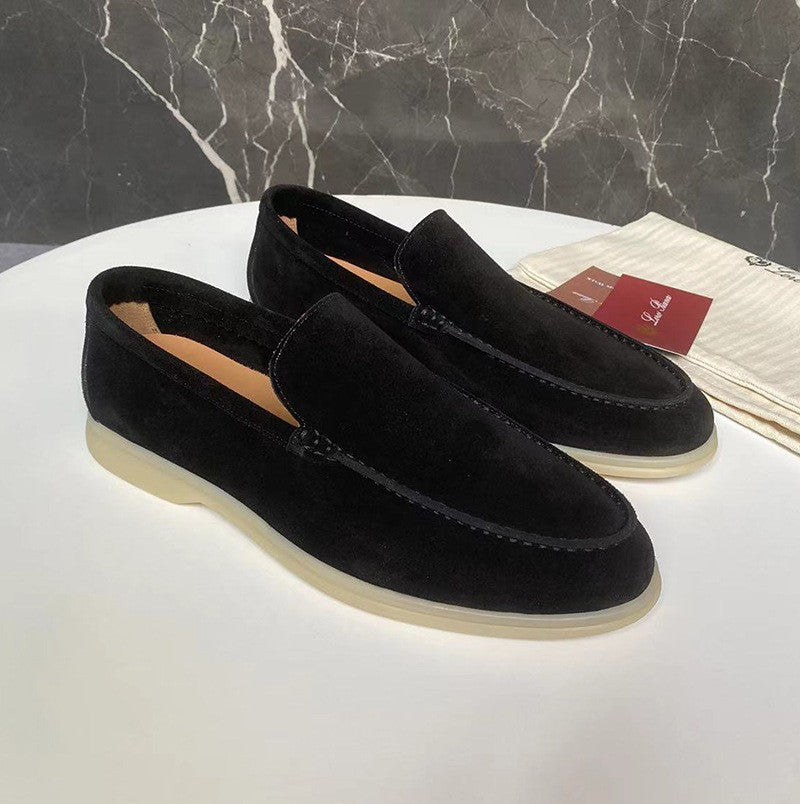 Men's Loafers Summer Casual Frost Flat Shoes Slip-on Driving Shoes Gronata