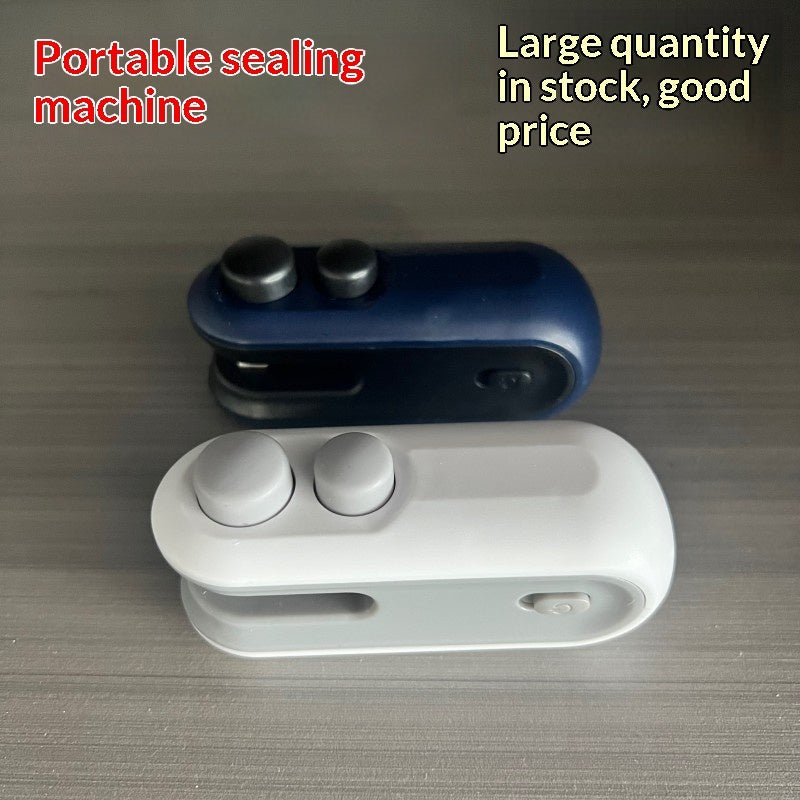Mini 2 In 1 Sealer Heat Sealer Bag Opening Machine For Snacks Home USB Sealer Vacuum Sealer Snacks Plastic Bag Heat Sealer Gronata