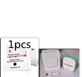 Portable Mini Thermal Label Printer Home Photo Printer Student Wrong Question Printer Bluetooth-compatible Mini Label Printer Price Tag Gronata