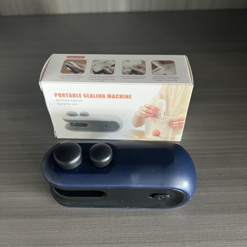 Mini 2 In 1 Sealer Heat Sealer Bag Opening Machine For Snacks Home USB Sealer Vacuum Sealer Snacks Plastic Bag Heat Sealer Gronata
