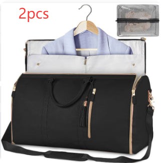 Large Capacity Travel Duffle Bag Women's Handbag Folding Suit Bag Waterproof Clothes Totes Gronata