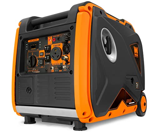 WEN DF451i Super Quiet 4500-Watt Electric Start Dual Fuel RV-Ready Portable Inverter Generator with Fuel Shut-Off Gronata