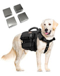 LISPOO Weighted Dog Vest and Collar Set with 4 Removable 0.88 lb Weight Blocks, No Sand Filling, Training Gear for Medium and Large Dogs, Walking, Conditioning, Muscle Building, M Gronata