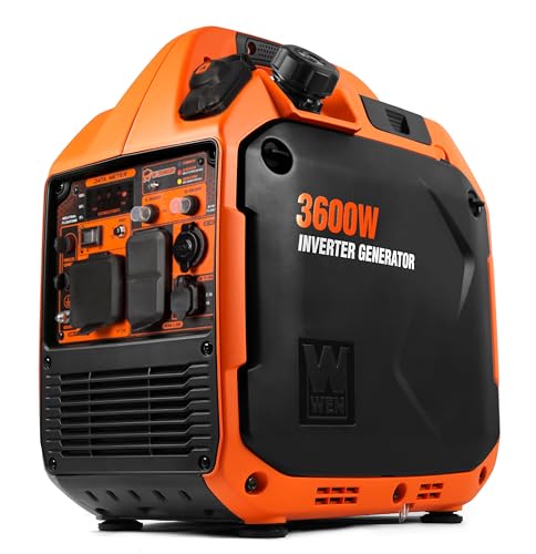 WEN Quiet and Lightweight 3600-Watt Dual Fuel RV-Ready Portable Inverter Generator with Fuel Shut Off and CO Watchdog (DF360iX) Gronata