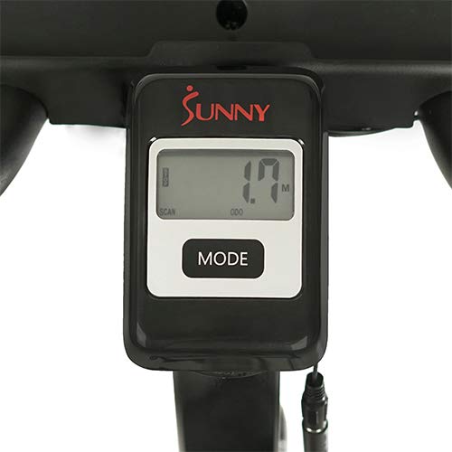 Sunny Health & Fitness Indoor Cycling Exercise Bike with SPD pedals - SF-B1509, White, 47 L x 20 W x 47 5 H Gronata