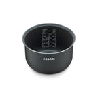 Cosori Rice Cooker 10 Cup, 24h Keep Warm, Non-stick Ceramic Inner Pot, 18 Functions Fuzzy Logic Rice Maker with Stainless Steel Steamer Basket, Sauté, Slow Cooker, Black Gronata