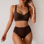 Swimwear Women's Sexy High Waist Split Swimsuit Gronata