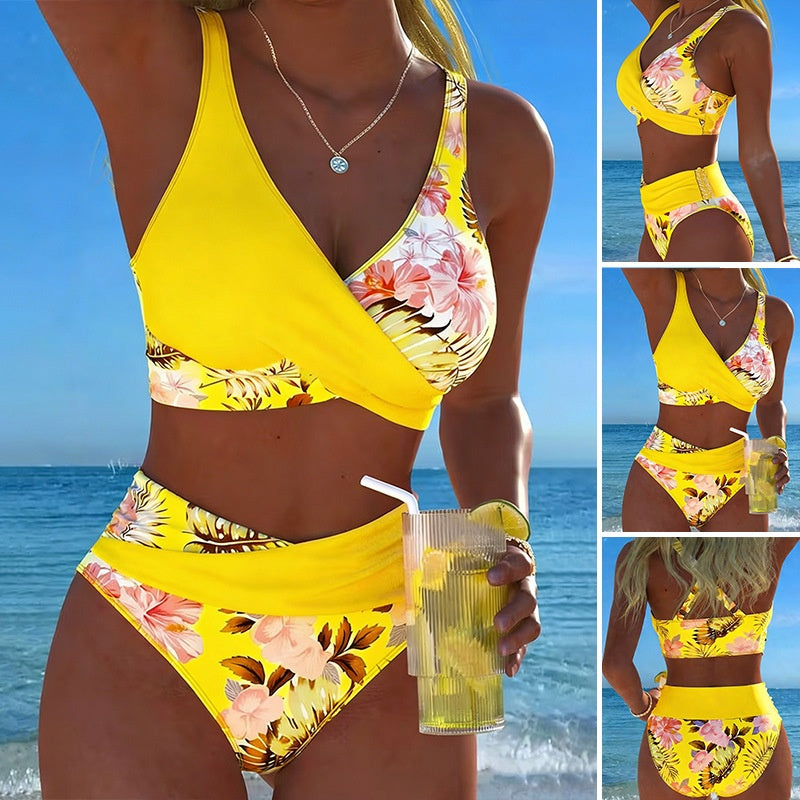 Women's Floral Print Bikini Casual Set Gronata