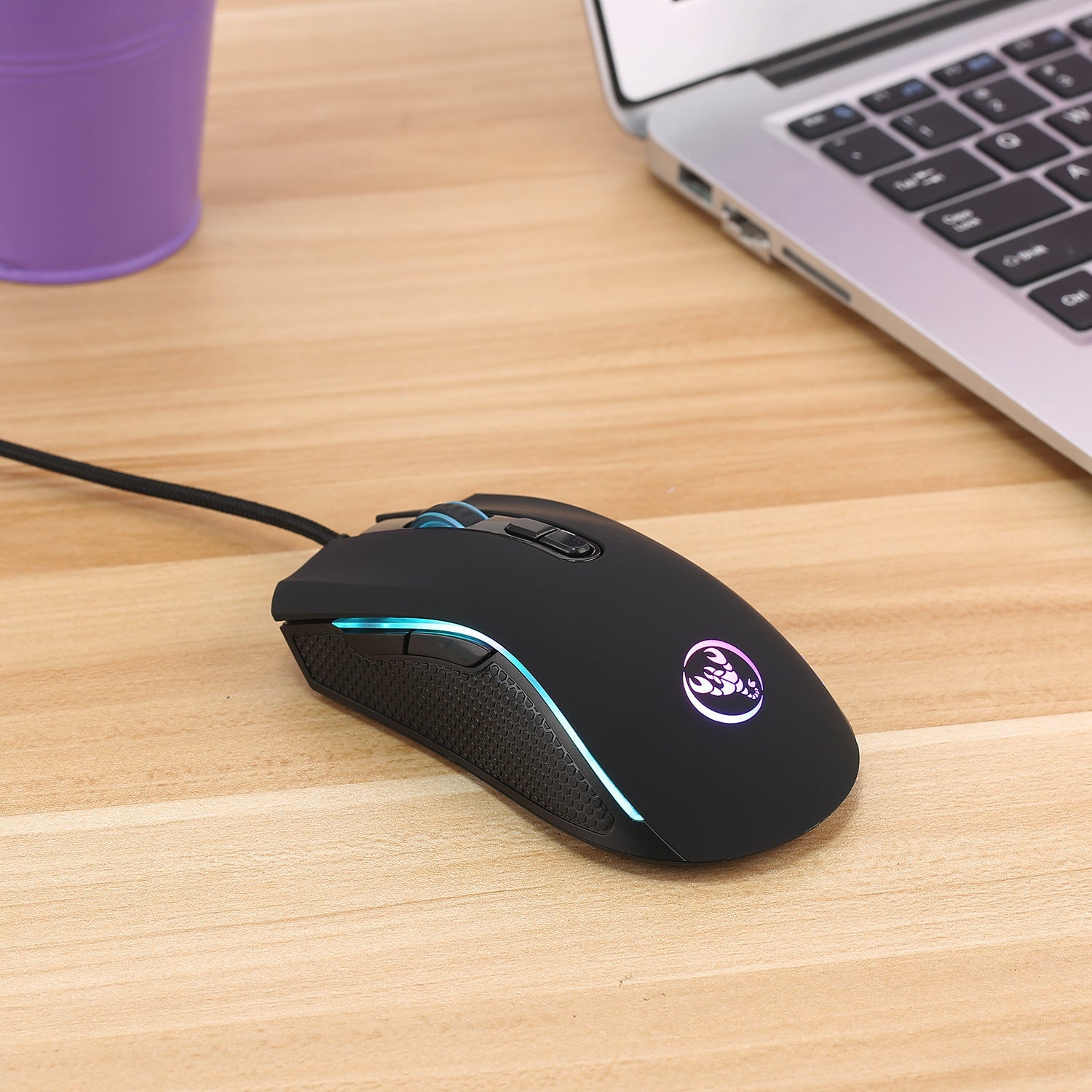 Gaming Usb Luminous Wired Keyboard Floating Manipulator Gronata