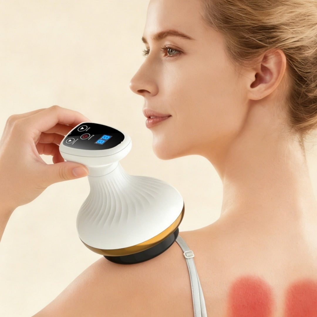 Electric Gua Sha Board Beauty Massager Cupping Device Electric Meridian Brush Home Abdominal Massage Gua Sha Board Massager Gronata