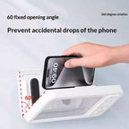 Bathroom Waterproof Mobile Phone Box Bluetooth Speaker Audio Bath TV Stand Mobile Phone Holder 360 Degree Rotation Touch Screen Gronata