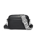 Fashion Shoulder Crossbody Bags With Rhombus Embroidered Wide Shoulder Strap Cute Small Square Bag Women Gronata