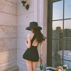 New Womens Modest One-piece Swimsuit Gronata