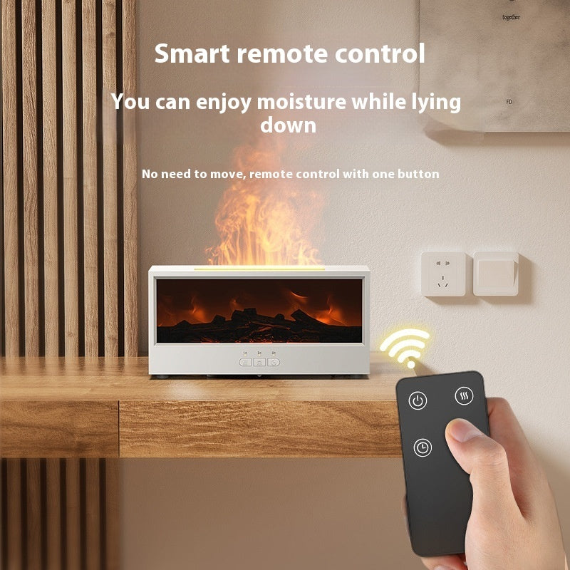 Simulated 3D Fireplace Flame Aroma Diffuser Gronata