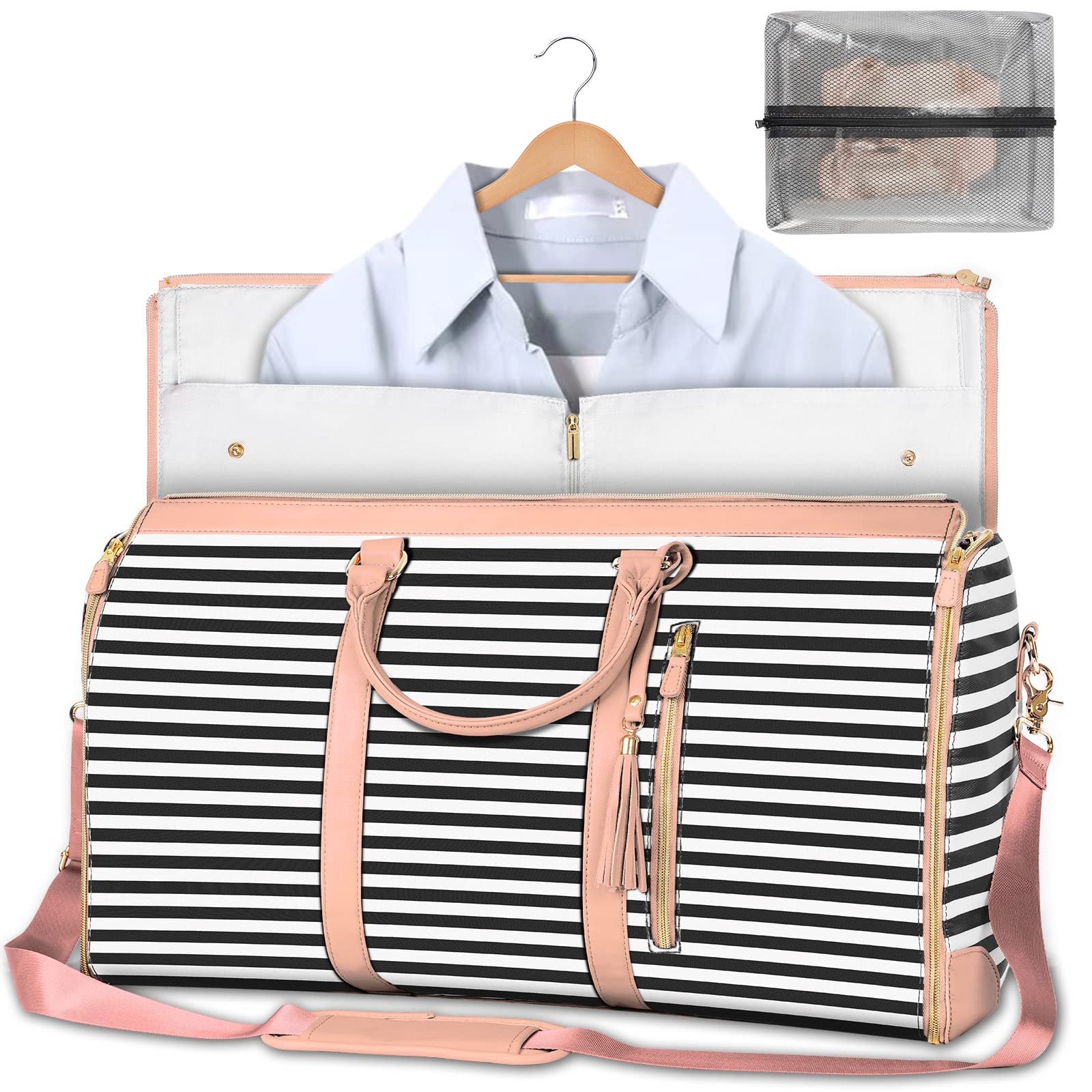 Large Capacity Travel Duffle Bag Women's Handbag Folding Suit Bag Waterproof Clothes Totes Gronata