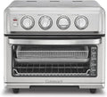 Cuisinart Air Fryer Toaster Oven, 1800W, 8-in-1 with Air Fry, Convection, Broil & Warm, 0.6 Cubic Feet, 60-Minute Timer, TOA-70NAS, Stainless Steel Gronata