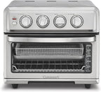 Cuisinart Air Fryer Toaster Oven, 1800W, 8-in-1 with Air Fry, Convection, Broil & Warm, 0.6 Cubic Feet, 60-Minute Timer, TOA-70NAS, Stainless Steel Gronata