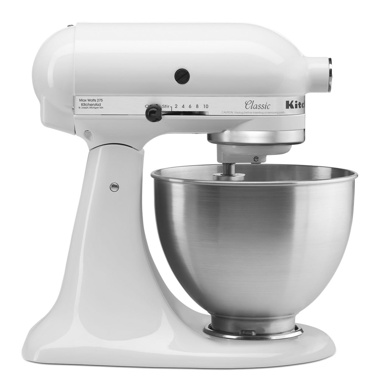 KitchenAid Classic Series 4.5 Quart Tilt-Head Stand Mixer K45SS, Onyx Black Gronata