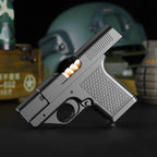 Gun-type Windproof Gas Lighters Cigarette Case Gronata