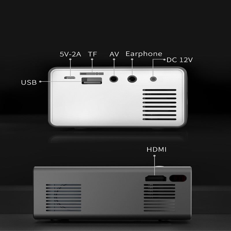 Home Office T300 Projector HD 1080P Miniature Mini Projector Gronata