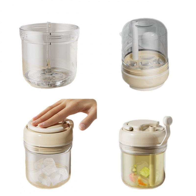 3-in-1 Ice Cube Tray Water Cup Household Breakfast Cup Gronata