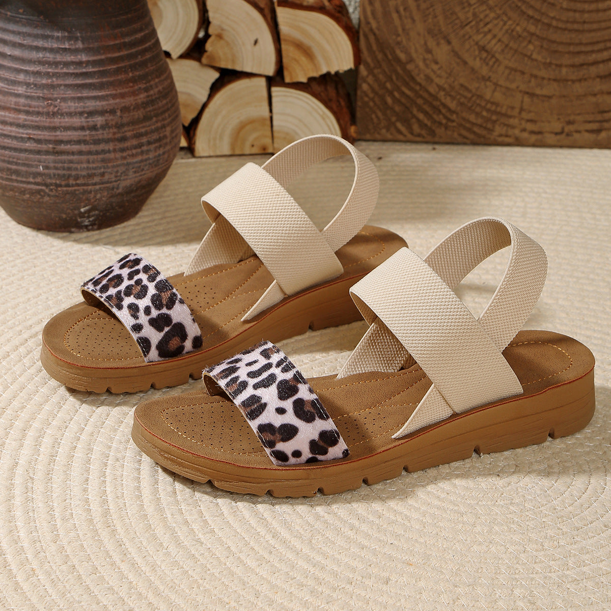 European And American Roman Elastic Waistband Women's Gronata