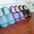 Removable And Washable Floor Slippers Linen For Home Cleaning Gronata
