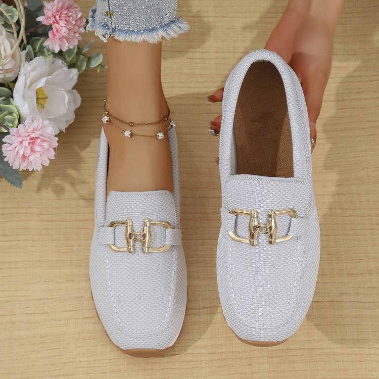 Women's All-match Casual Solid Color Flat Simple Sneaker Gronata