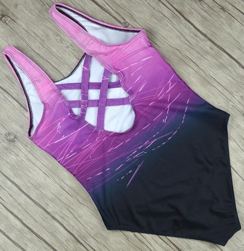 Big Size One Piece Swimwear Women Vintage High Top Swimwear Bandages Neck Bandage CRISS Back Can Sunbathe Gronata